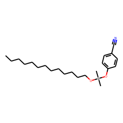 Silane, dimethyl(4-cyanophenoxy)tridecyloxy-