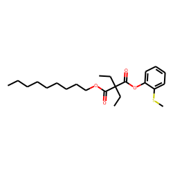Diethylmalonic acid, 2-methylthiophenyl nonyl ester