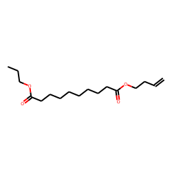 Sebacic acid, but-3-enyl propyl ester