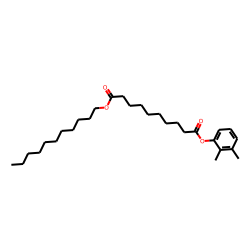 Sebacic acid, 2,3-dimethylphenyl undecyl ester