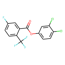 5-Fluoro-2-trifluoromethylbenzoic acid, 3,4-dichlorophenyl ester