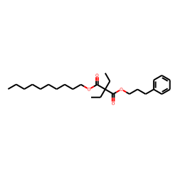 Diethylmalonic acid, decyl 3-phenylpropyl ester