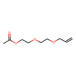 Diethylene glycol, monoallyl ether, acetate