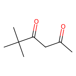 Pivaloylacetone, keto form