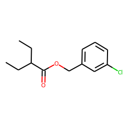 2-Ethylbutyric acid, 3-chlorobenzyl ester