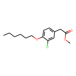 (3-Chloro-4-hexyloxy-phenyl)-acetic acid, methyl ester