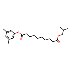 Sebacic acid, 3,5-dimethylphenyl isobutyl ester