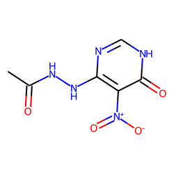 Acetic acid, (3,4-dihydro-5-nitro-4-oxo-6-pyrimidinyl)hydrazide