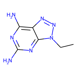Triazolo [4,5-d]pyrimidine, 3h-v-, 5,7-diamino-3-ethyl-