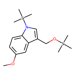 Indole, 3-hydroxymethyl-5-methoxy, TMS