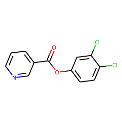 Nicotinic acid, 3,4-dichlorophenyl ester