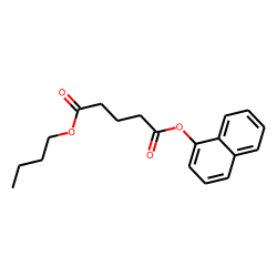 Glutaric acid, butyl 1-naphthyl ester