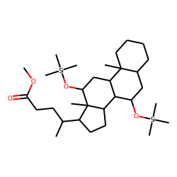 allo-Cholanic acid, 7«beta»,12«beta»-dihydroxy, Me-TMS