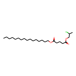 Glutaric acid, 2-chloropropyl hexadecyl ester