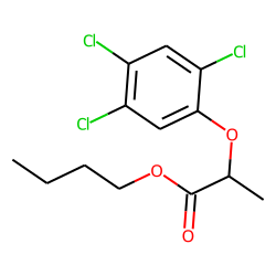 Propanoic acid, 2-(2,4,5-trichlorophenoxy)-, butyl ester