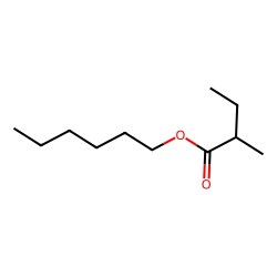 BUTANOIC ACID, 2-METHYL-, HEXYL ESTER
