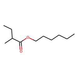 Butanoic acid, 2-methyl-, hexyl ester