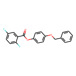 2,5-Difluorobenzoic acid, 4-benzyloxyphenyl ester