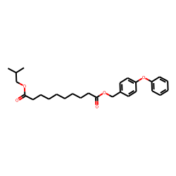 Sebacic acid, isobutyl 4-phenoxybenzyl ester