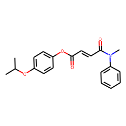 Fumaric acid, monoamide, N-methyl-N-phenyl-, 4-isopropoxyphenyl ester