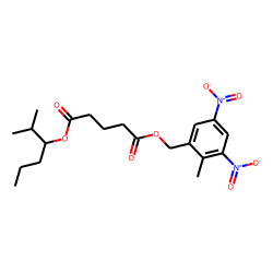 Glutaric acid, 3,5-dinitro-2-methylbenzyl 2-methylhex-3-yl ester
