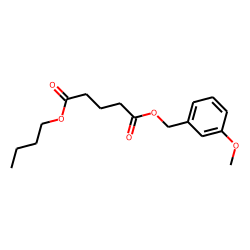 Glutaric acid, butyl 3-methoxybenzyl ester