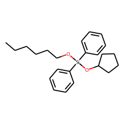 Silane, diphenylcyclopentyloxyhexyloxy-