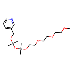 3-(3,3,5,5-Tetramethyl-2,4,6,9,12,15-hexaoxa-3,5-disilahexadec-1-yl)pyridine