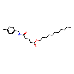 Glutaric acid, monoamide, N-(4-methylbenzyl)-, undecyl ester