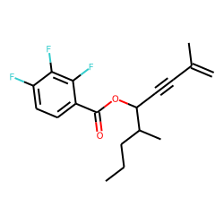 2,3,4-Trifluorobenzoic acid, 2,6-dimethylnon-1-en-3-yn-5-yl ester