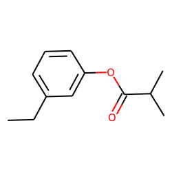 Isobutyric acid, 3-ethylphenyl ester