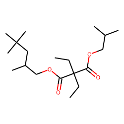 Diethylmalonic acid, isobutyl 2,4,4-trimethylpentyl ester