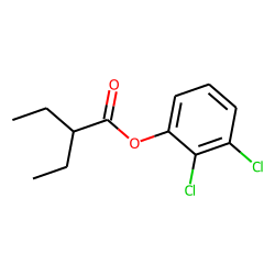 2-Ethylbutyric acid, 2,3-dichlorophenyl ester