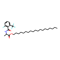 D-Alanine, N-(2-fluoro-6-trifluoromethylbenzoyl)-, nonadecyl ester