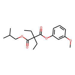 Diethylmalonic acid, isobutyl 3-methoxyphenyl ester