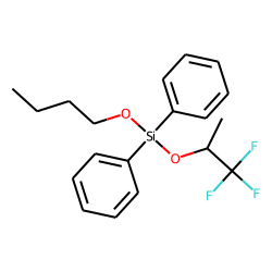 Silane, diphenylbutoxy(1,1,1-trifluoroprop-2-yloxy)-