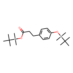 3-(4-Hydroxyphenyl)propionic acid, tert-butyldimethylsilyl ether, tert-butyldimethylsilyl ester