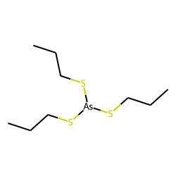 Tripropanethio arsine