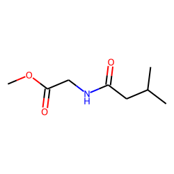 Glycine, N-(3-methyl-1-oxobutyl)-, methyl ester