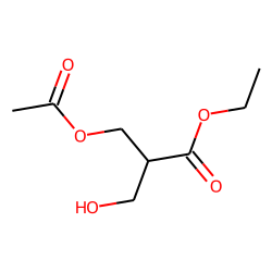 Propanoic acid, 3-(acetyloxy)-2-(hydroxymethyl)-, ethyl ester, (+)-
