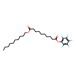 Sebacic acid, decyl pentafluorophenyl ester