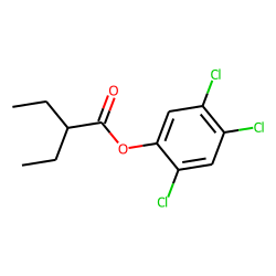 2-Ethylbutyric acid, 2,4,5-trichlorophenyl ester