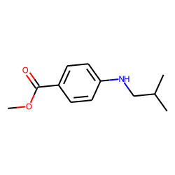 Benzoic acid, 4-(2-methylpropyl)amino-, methyl ester