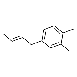 Benzene, 4-(2-butenyl)-1,2-dimethyl-, (E)-