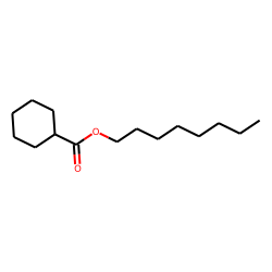 Cyclohexanecarboxylic acid, octyl ester