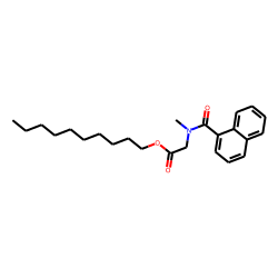 Sarcosine, N-(1-naphthoyl)-, decyl ester