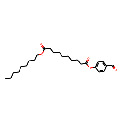 Sebacic acid, 4-formylphenyl nonyl ester