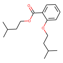 Salicylic acid, 3-methylbutyl ether, 3-methylbutyl ester