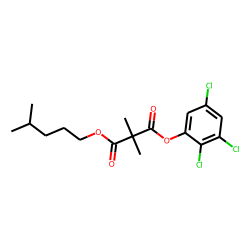 Dimethylmalonic acid, isohexyl 2,3,5-trichlorophenyl ester