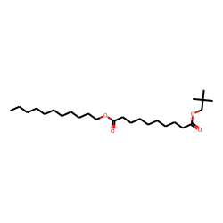 Sebacic acid, neopentyl undecyl ester